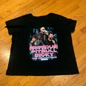 2023 Pitbull, Enrique Iglesias, and Ricky Martin “The Trilogy” Tour shirt